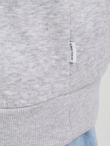 Jack & Jones Plus Size Felpa Semplice -Light Grey Melange - 12250594