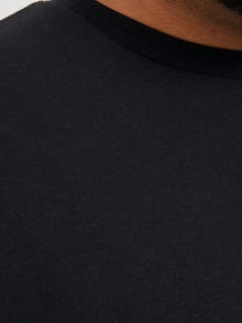 Jack & Jones Plus Size Enfärgat Crewneck tröja -Black - 12250594