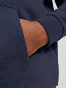Jack & Jones Plus Size Einfarbig Kapuzenpullover -Navy Blazer - 12250595