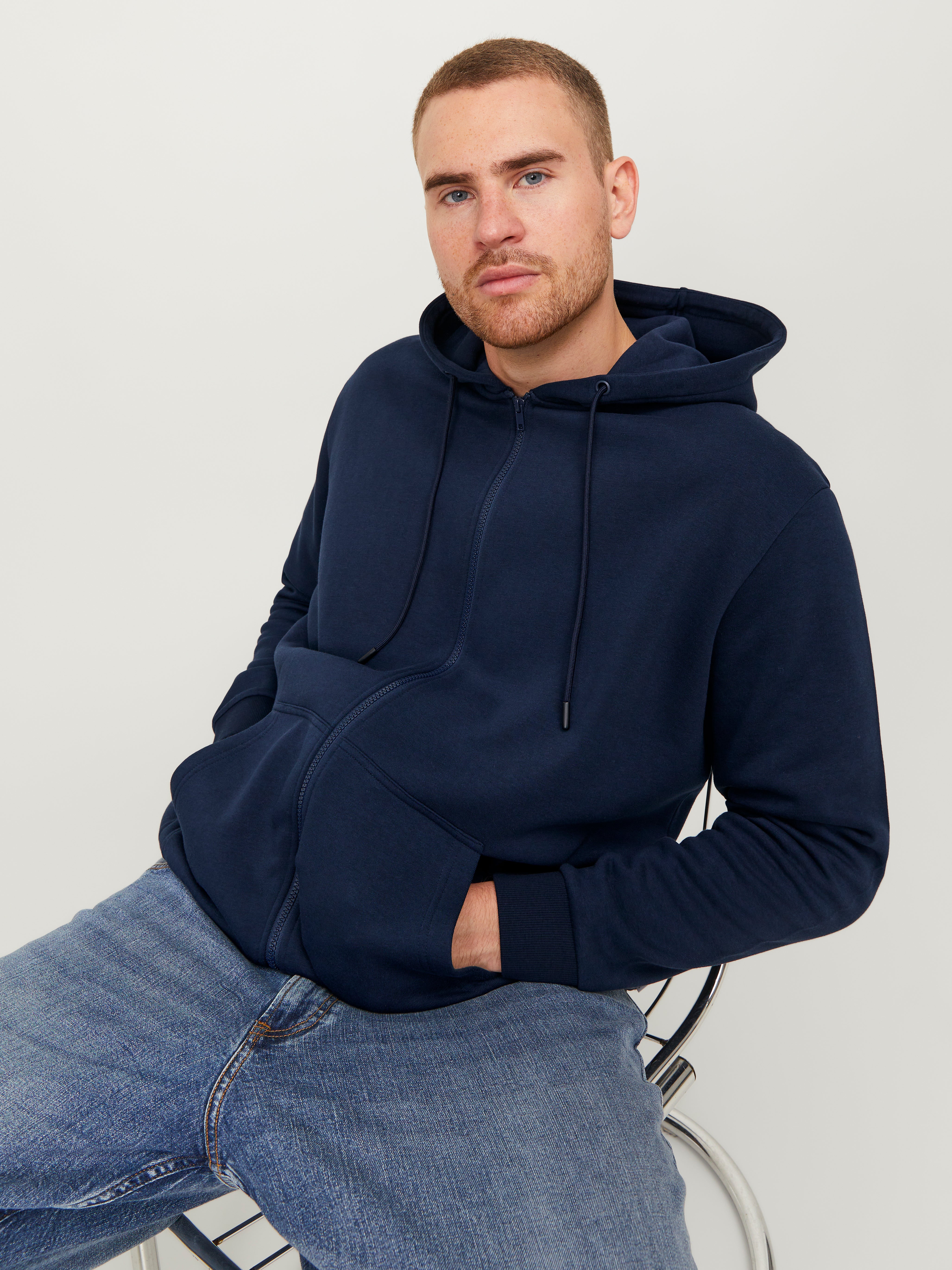 Jack and jones online zip hoodie