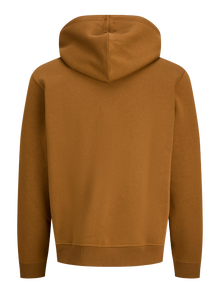 Jack & Jones Plus Size Plain Zip Hoodie -Monks Robe - 12250596