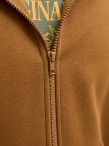 Jack & Jones Plus Size Plain Zip Hoodie -Monks Robe - 12250596
