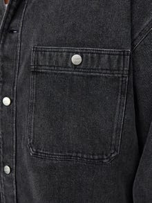 Jack & Jones Wide Fit Denim skjorte -Black Denim - 12250602