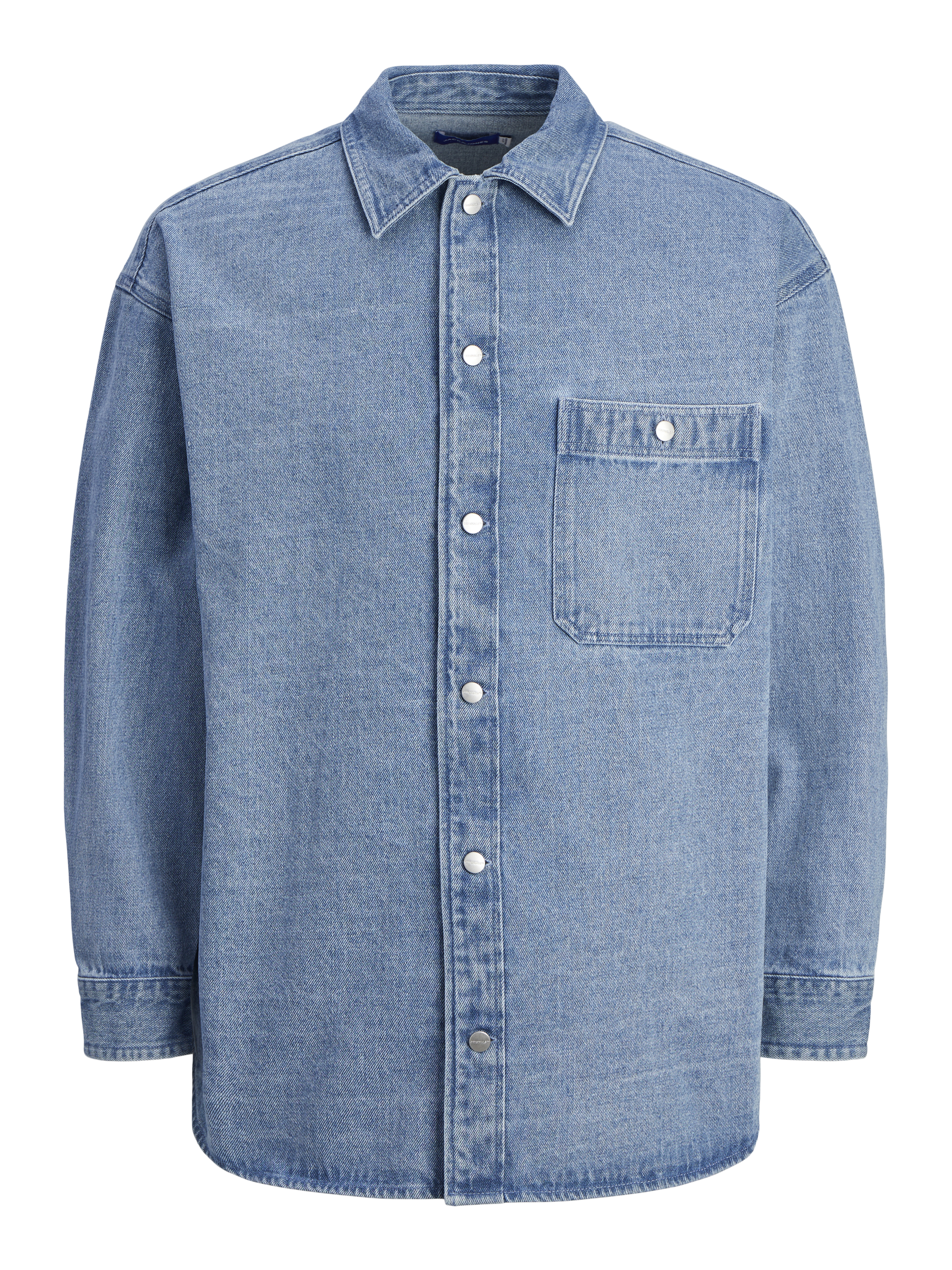 [CK] Oversized-Fit Vintage Light Blue Denim Shirt ★大人気★ jackjones-