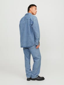 Jack & Jones Wide Fit Koszula jeansowa -Light Blue Denim - 12250602