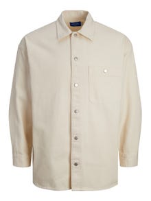 Jack & Jones Wide Fit Džinsiniai marškiniai -Buttercream - 12250602