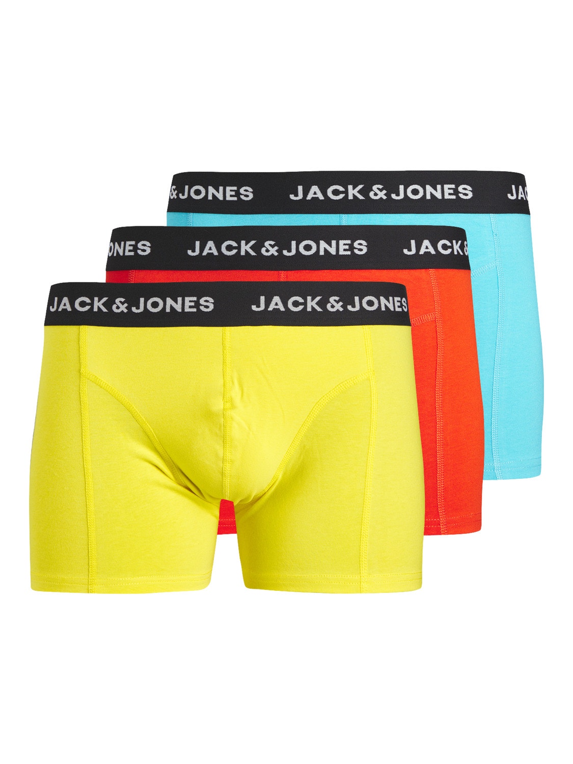 Jack & Jones 3-pack Trunks -Scuba Blue - 12250606