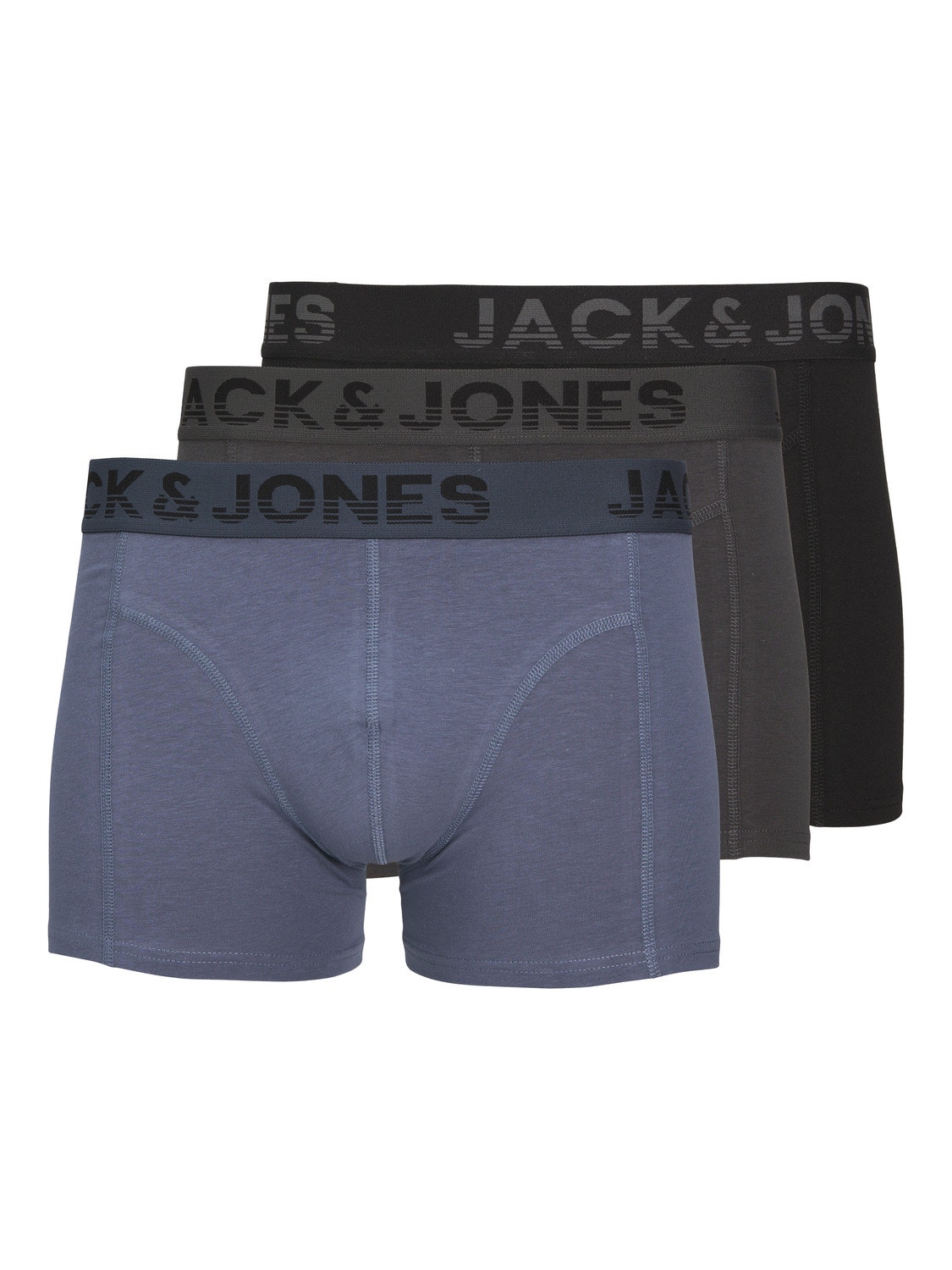 Jack & Jones 3-pak Bokserki -Black - 12250607