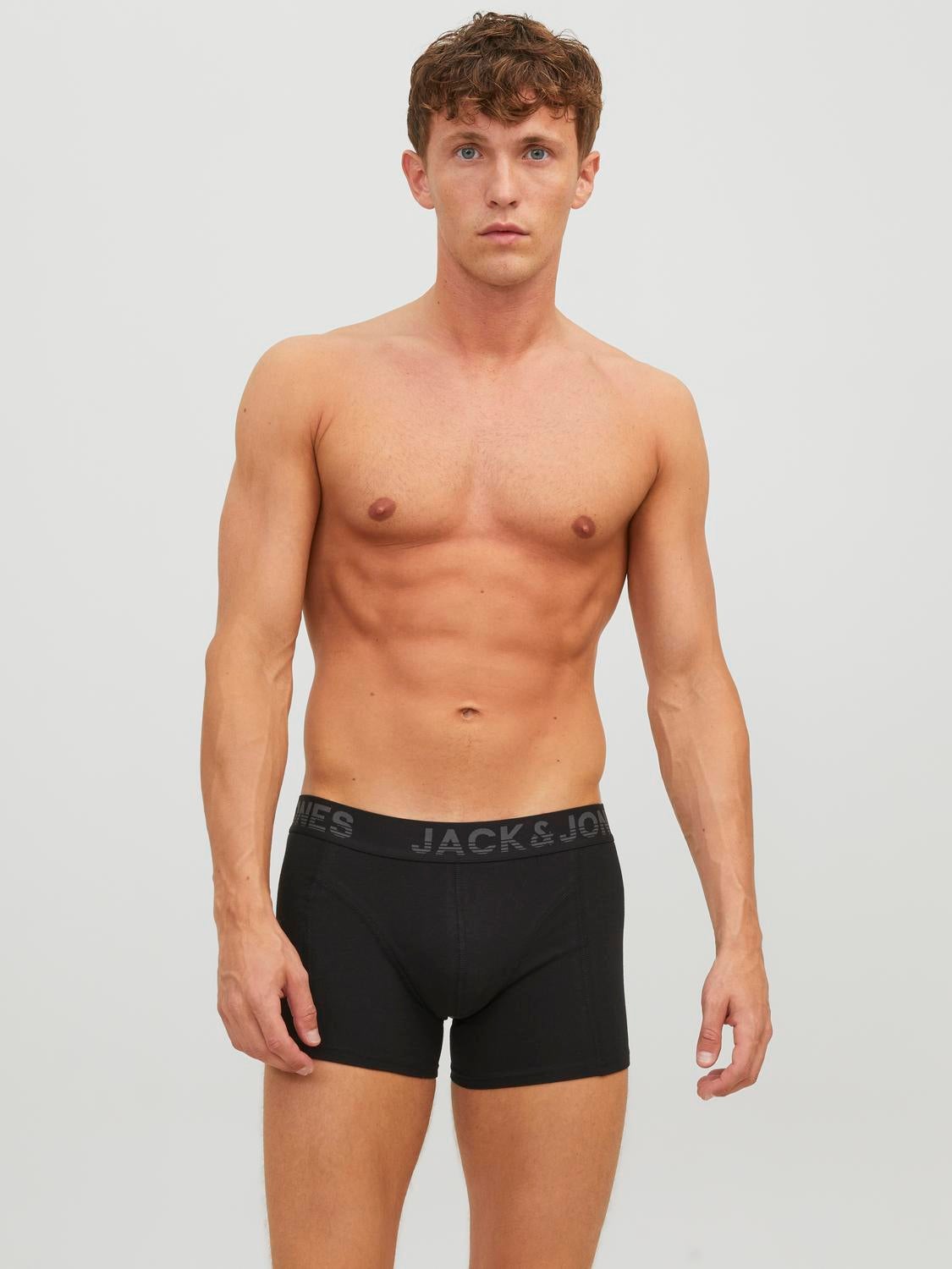 Paquete de 3 Boxers Negro Jack Jones