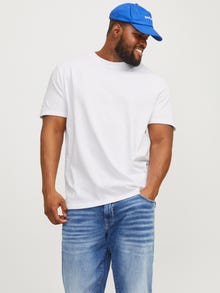 Jack & Jones Plus Size T-shirt Semplice -White - 12250623