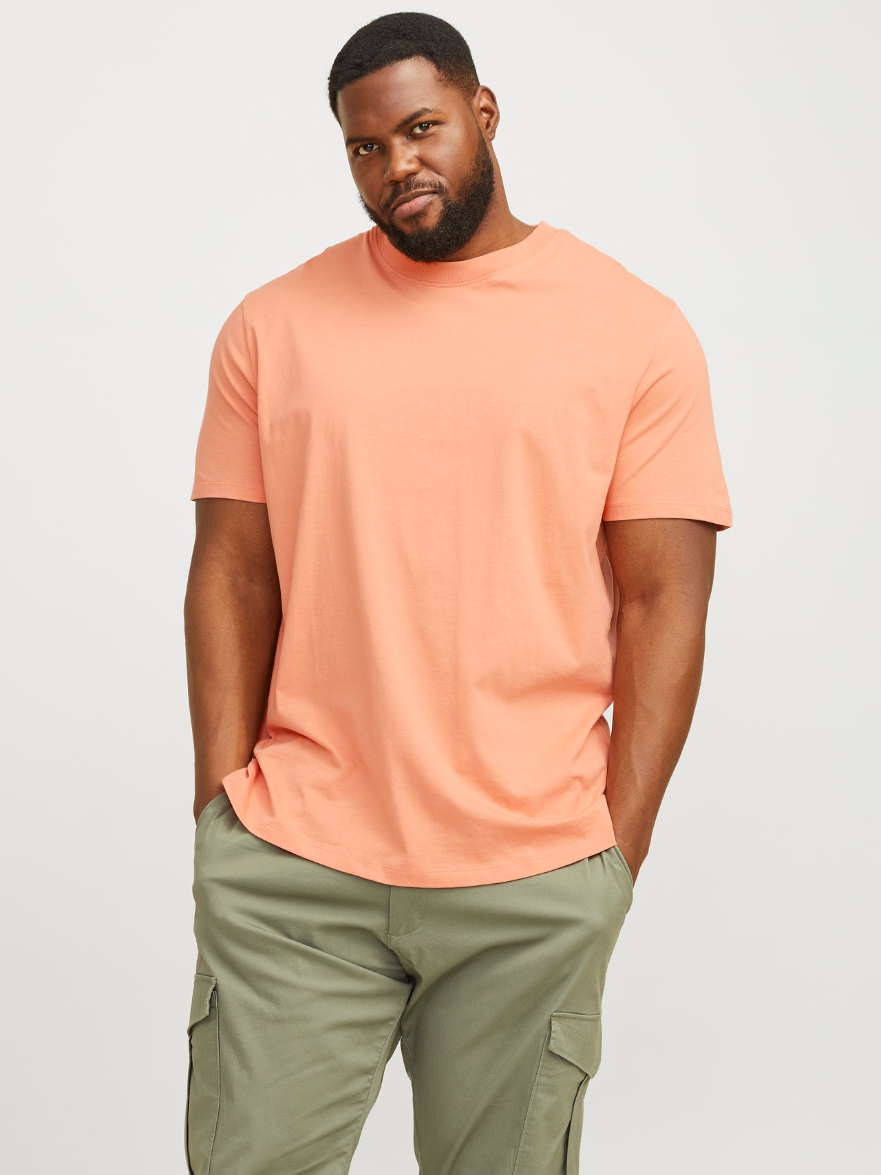 Jack & Jones Plus Size T-shirt Uni -Canyon Sunset - 12250623