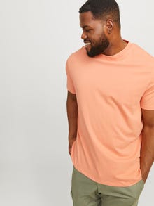 Jack & Jones Plus Size Plain T-shirt -Canyon Sunset - 12250623