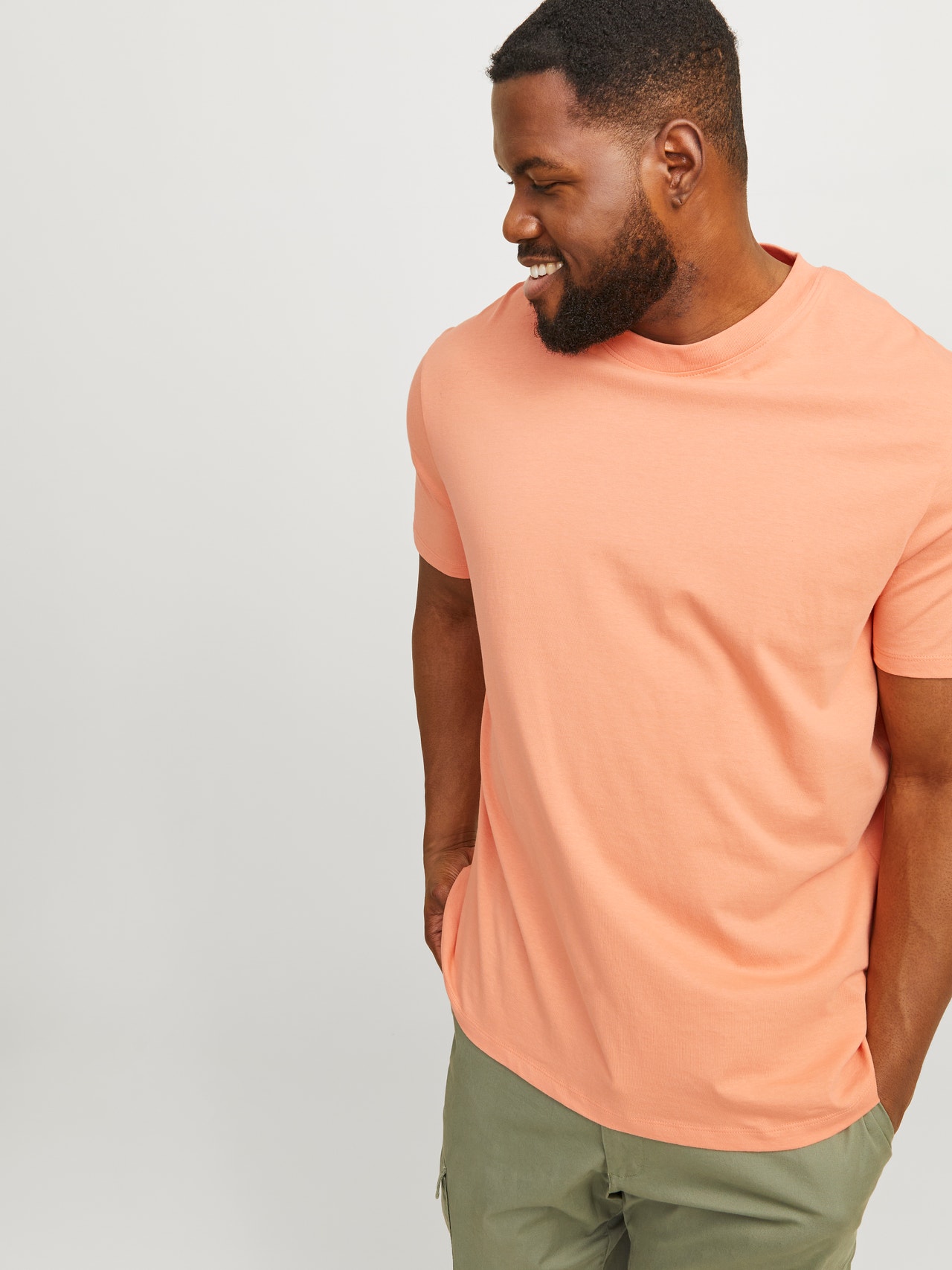 Jack & Jones Plus Size Vanlig T-skjorte -Canyon Sunset - 12250623
