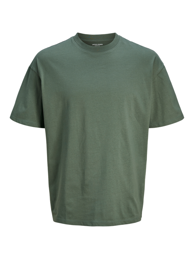 Jack & Jones Plus Size Ensfarvet T-shirt - 12250623
