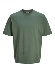 Jack & Jones Plus Size Plain T-shirt -Laurel Wreath - 12250623