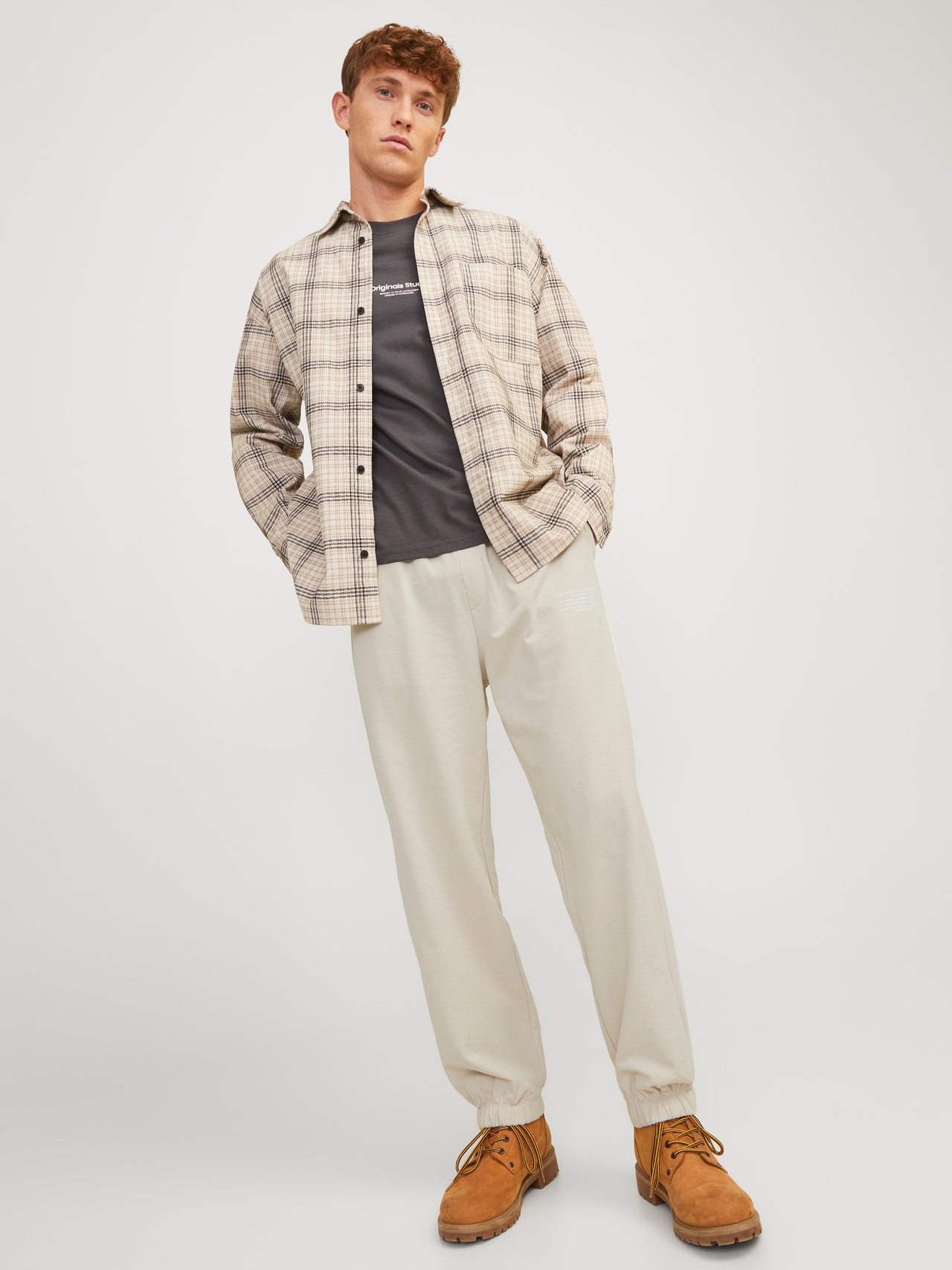 Jack & Jones Wide Fit Melegítőnadrág -Moonbeam - 12250639