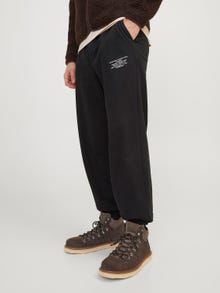 Jack & Jones Wide Fit Spodnie dresowe -Black - 12250639