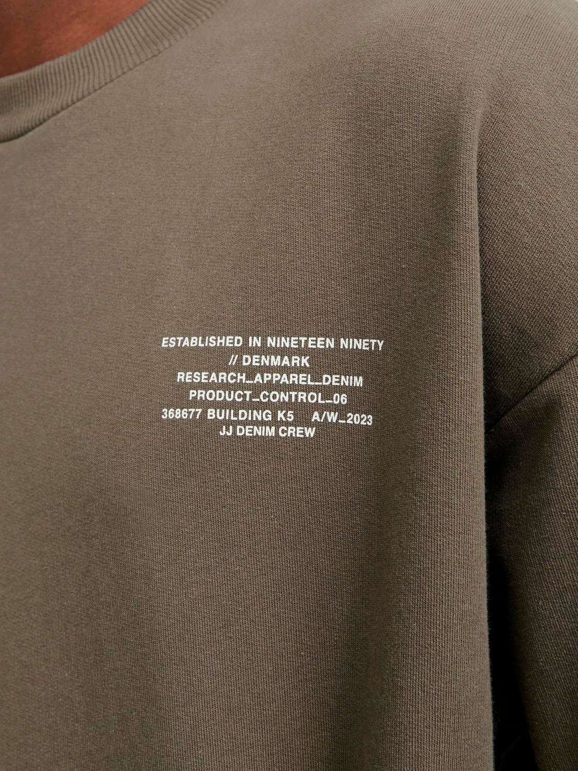 Jack & Jones Gedruckt Sweatshirt mit Rundhals -Bungee Cord - 12250647