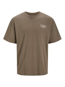Jack & Jones Tryck Rundringning T-shirt -Bungee Cord - 12250651