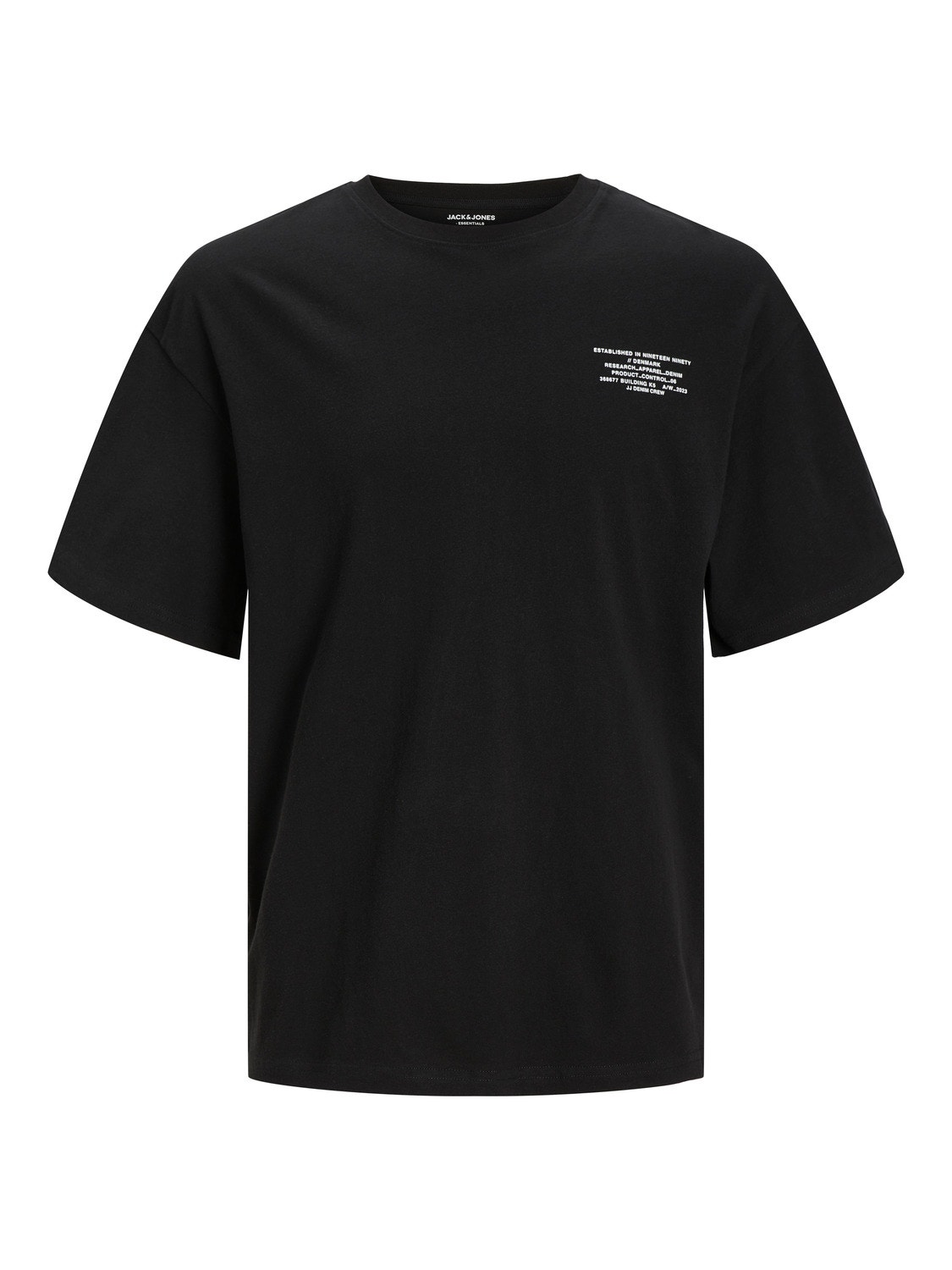 Jack & Jones Gedruckt Rundhals T-shirt -Black - 12250651