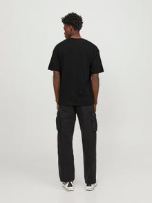 Jack & Jones Trykk O-hals T-skjorte -Black - 12250651