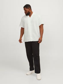 Jack & Jones Plus Size Slim Fit Hemd -White - 12250653