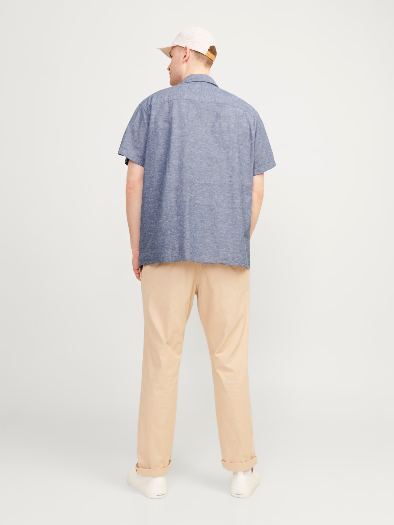 Jack & Jones Plus Size Camicia Slim Fit -Faded Denim - 12250653