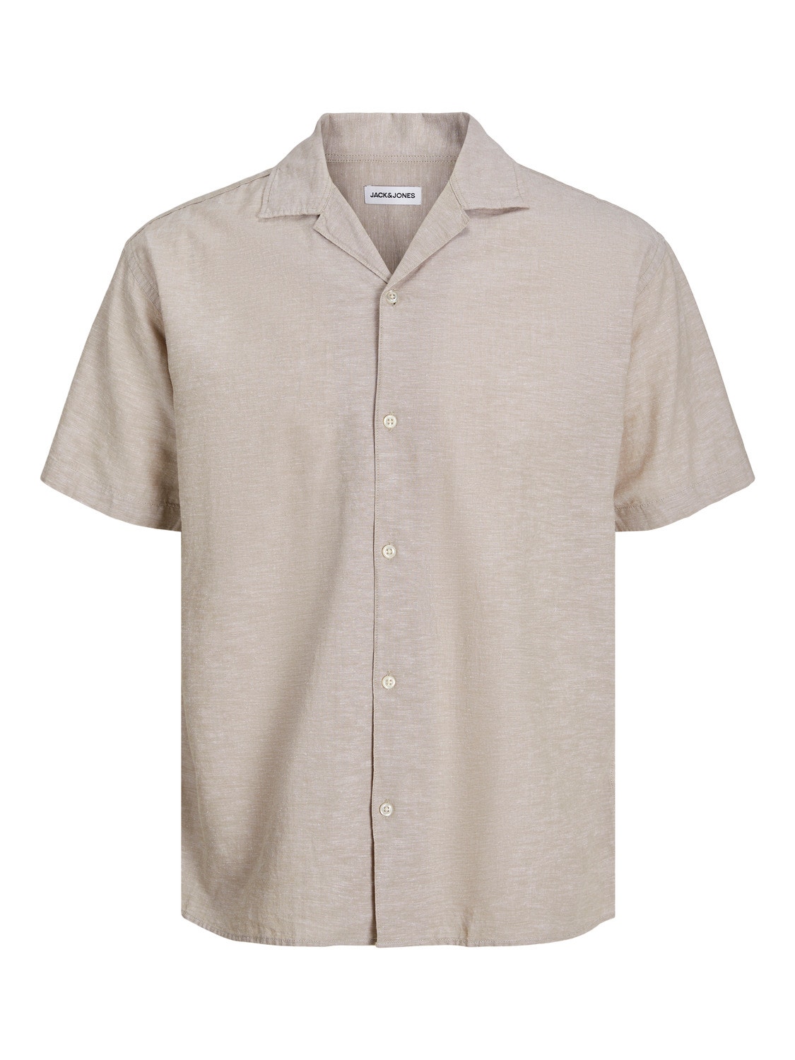 Jack & Jones Plus Size Camisa Slim Fit -Crockery - 12250653