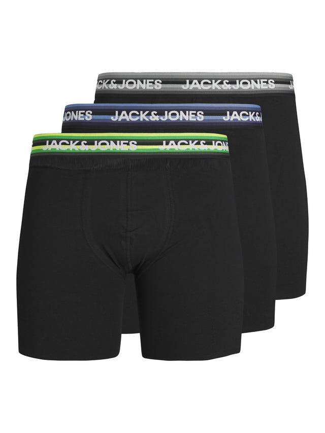Jack & Jones 3-συσκευασία Κοντά παντελόνια τύπου μπόξερ - 12250681