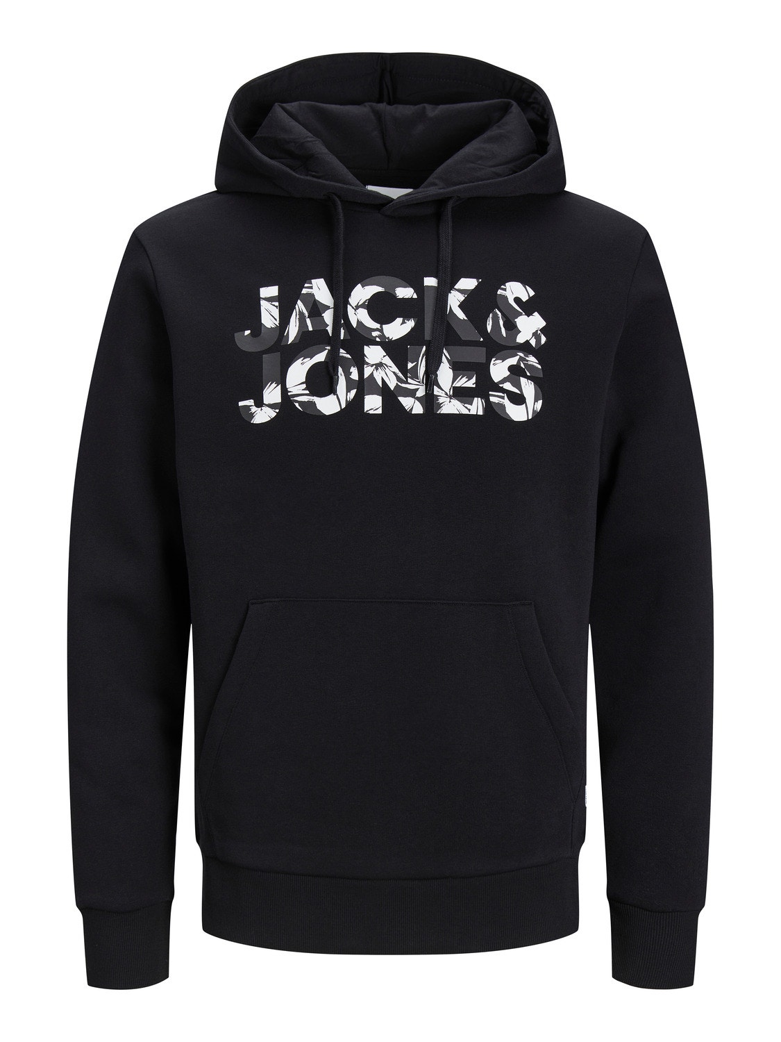 Jack & Jones Logo Hoodie -Black - 12250682