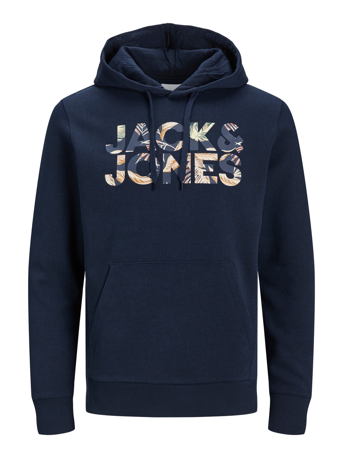 Jack & Jones Hoodie Logo -Navy Blazer - 12250682