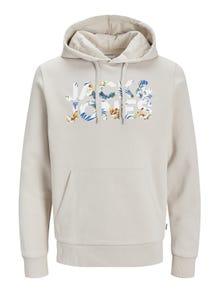 Jack & Jones Sudadera con capucha Logotipo -Moonbeam - 12250682