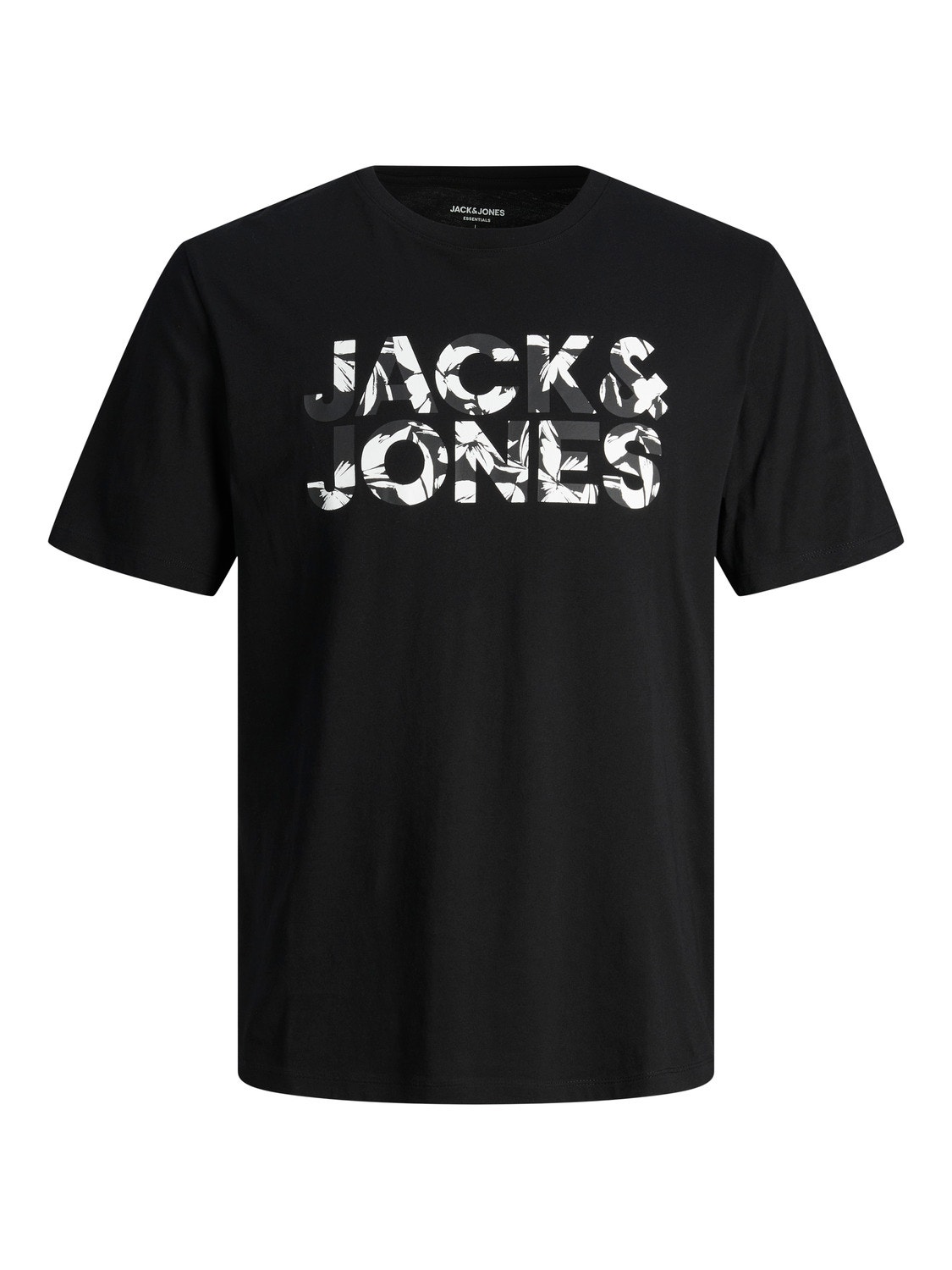 Jack & Jones Logo Crew neck T-shirt -Black - 12250683