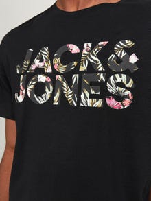 Jack & Jones Logo Ronde hals T-shirt -Carbon - 12250683