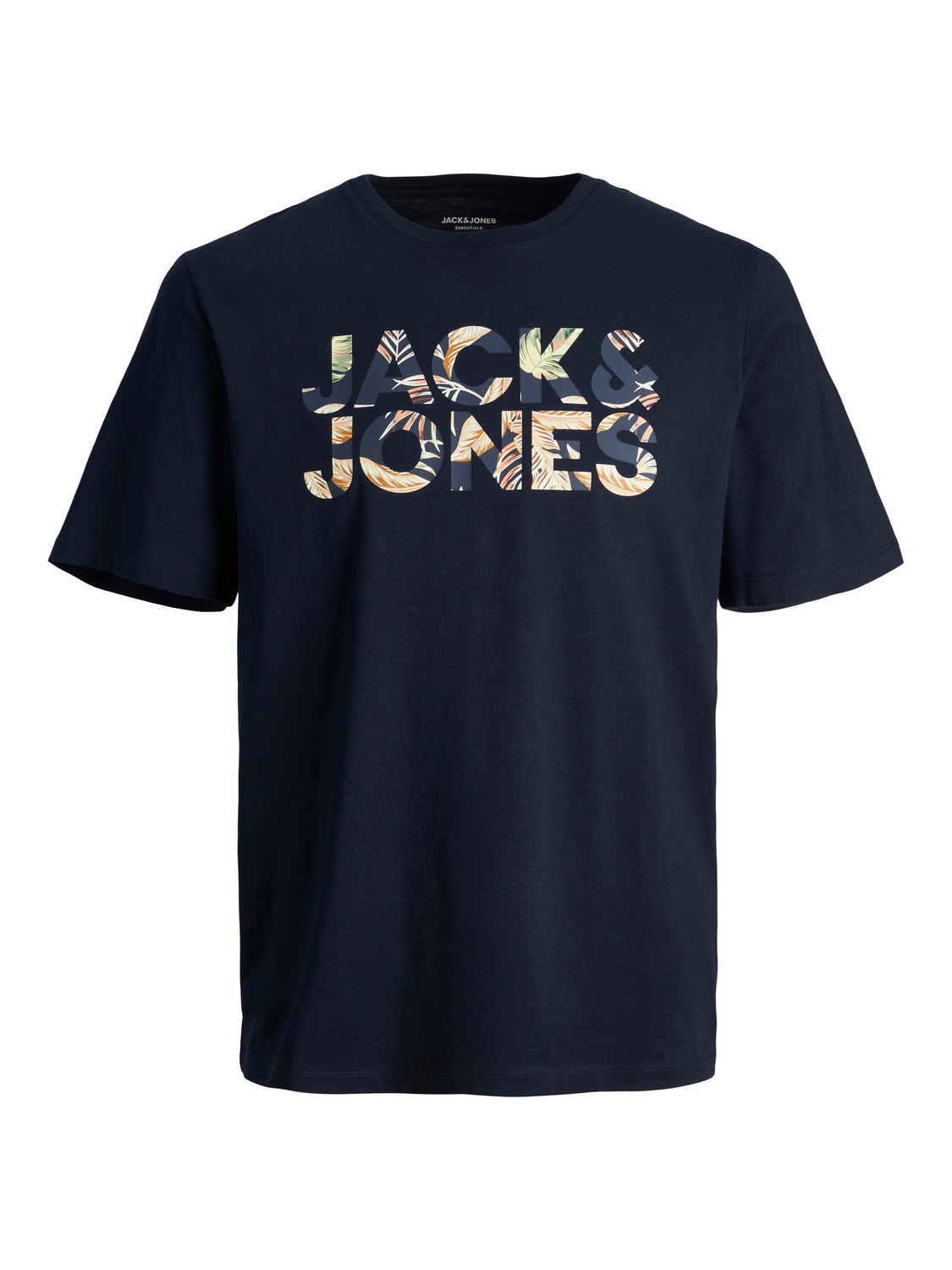Jack & Jones Logo O-hals T-skjorte -Navy Blazer - 12250683