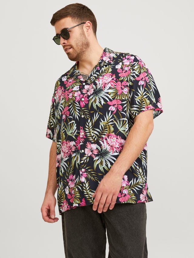 Jack & Jones Plus Size Camisa Relaxed Fit - 12250684