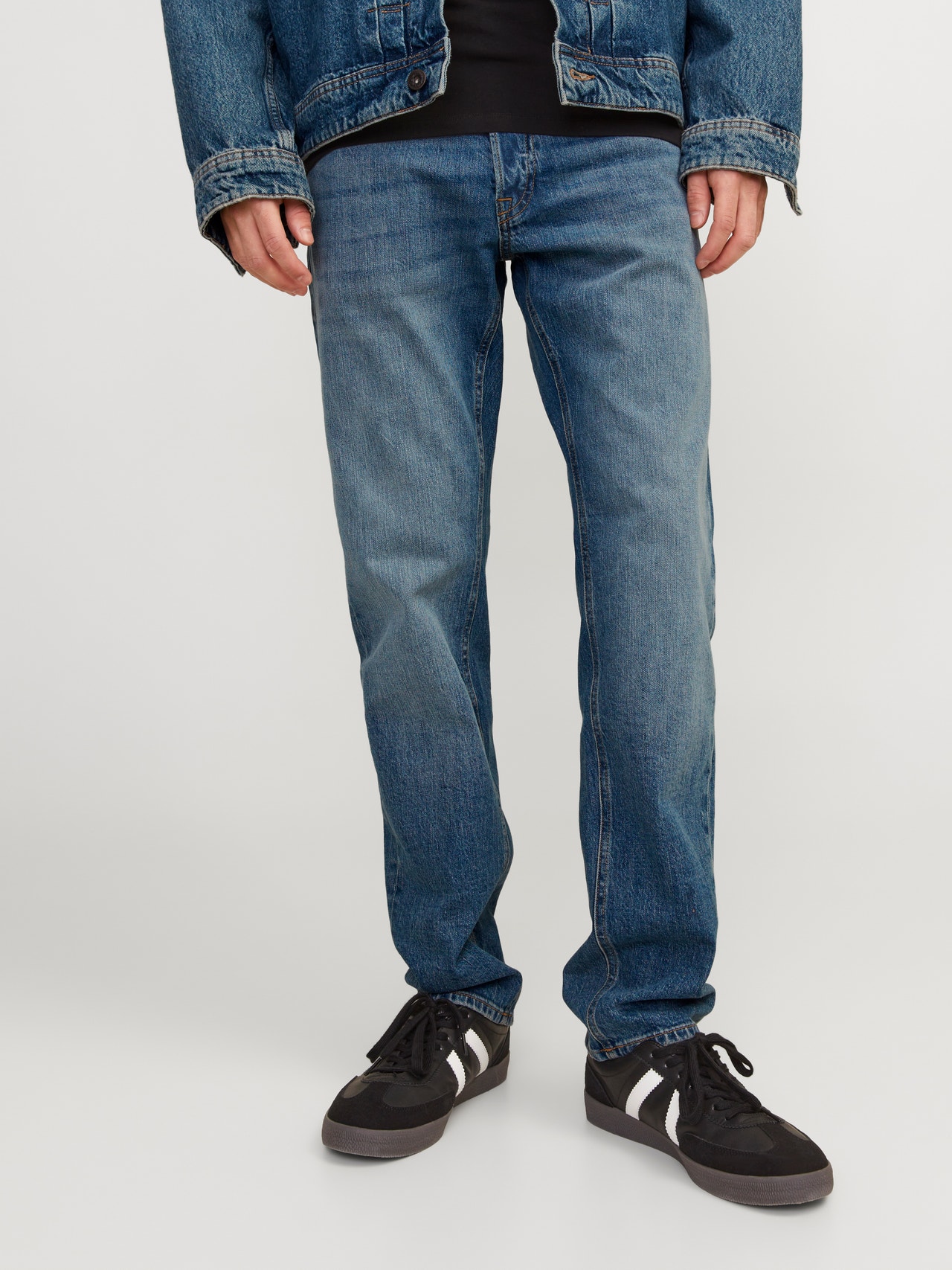 Jack & Jones JJIMIKE JJORIGINAL SBD 517 Tapered fit Teksad -Blue Denim - 12250699