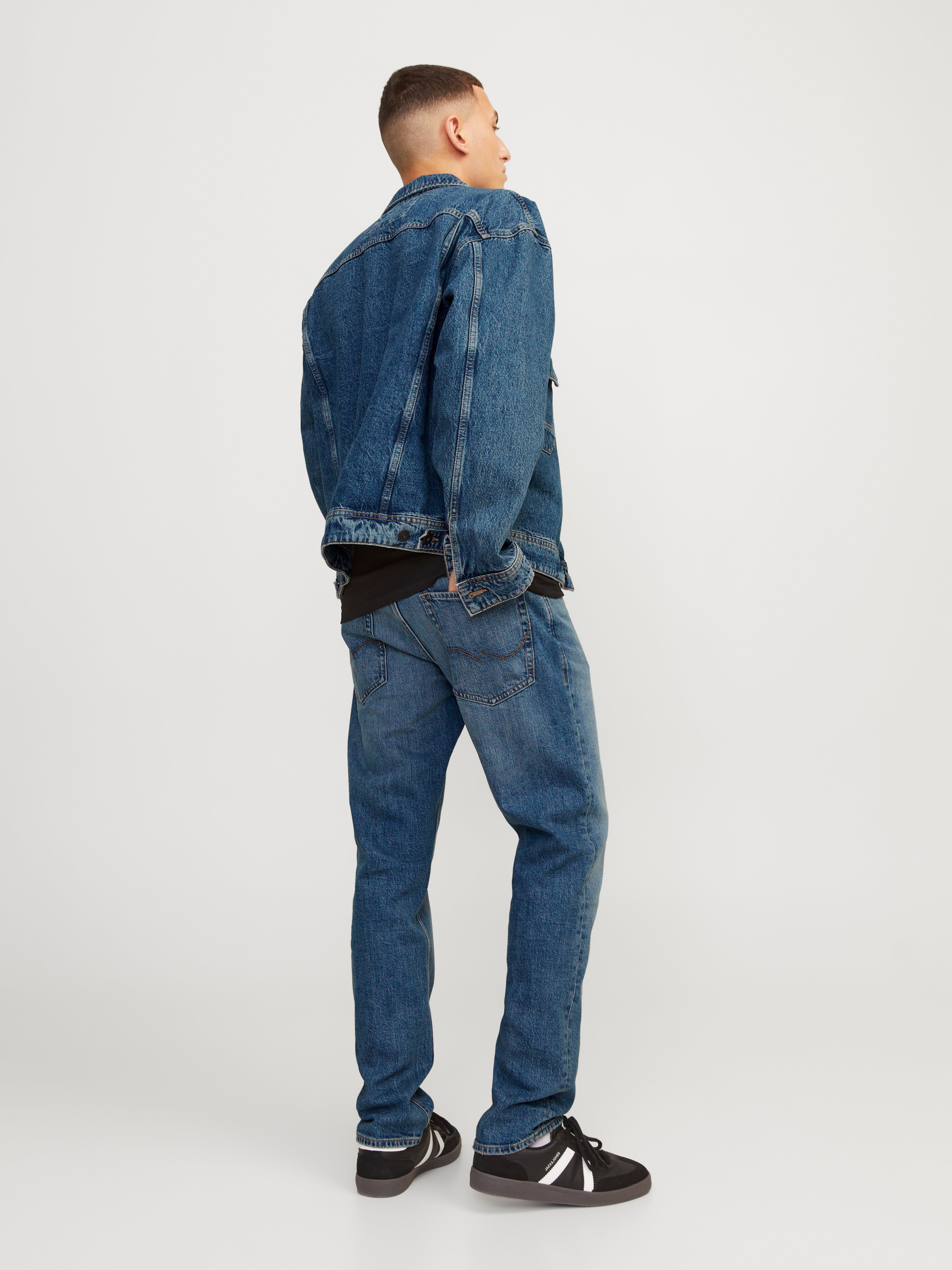 JJIMIKE JJORIGINAL SBD 517 Tapered fit jeans | Medium Blue | Jack 