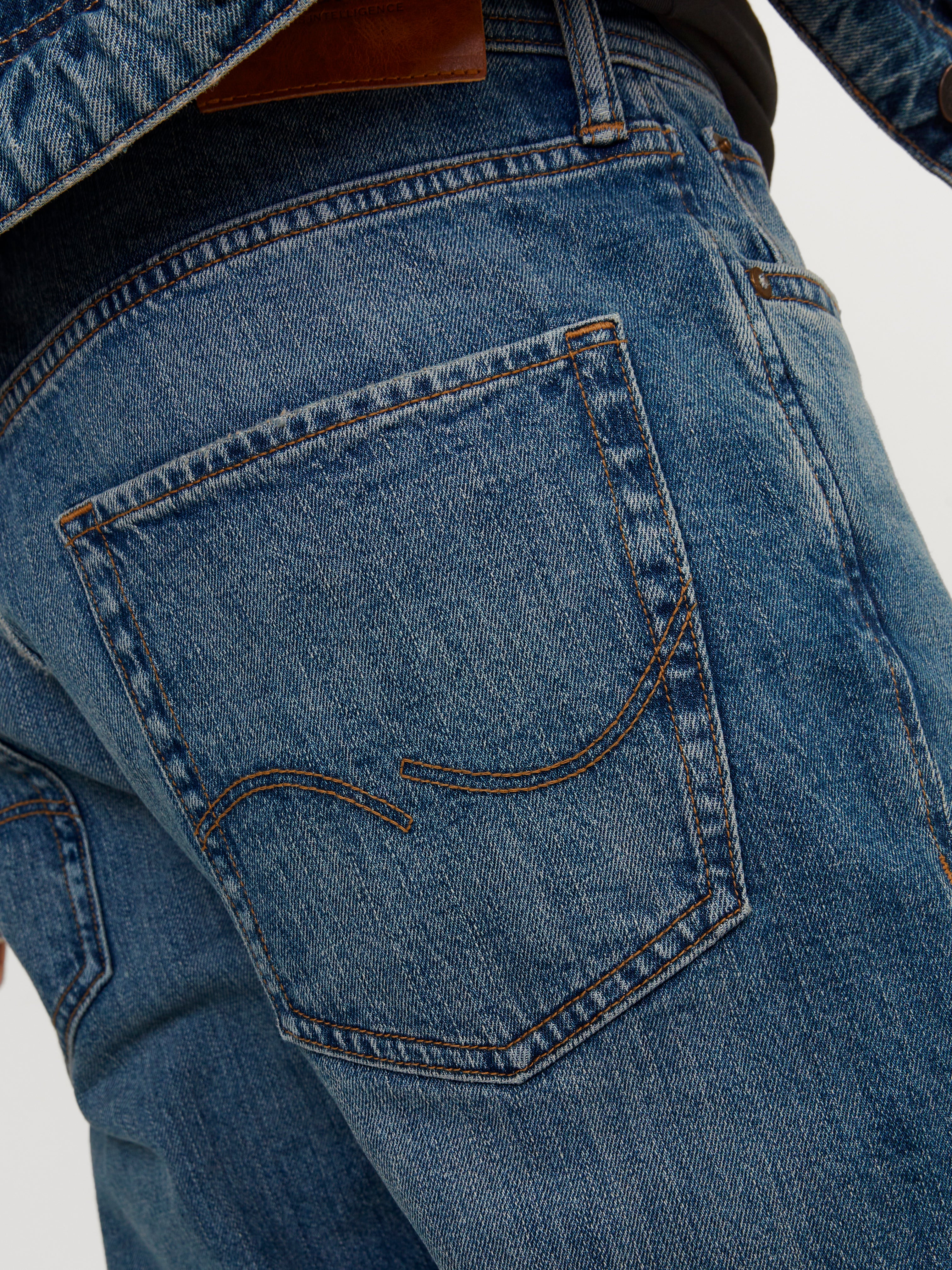 JJIMIKE JJORIGINAL SBD 517 Tapered fit jeans | Medium Blue | Jack  