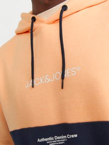 Jack & Jones Logo Kapuzenpullover -Apricot Ice  - 12250702