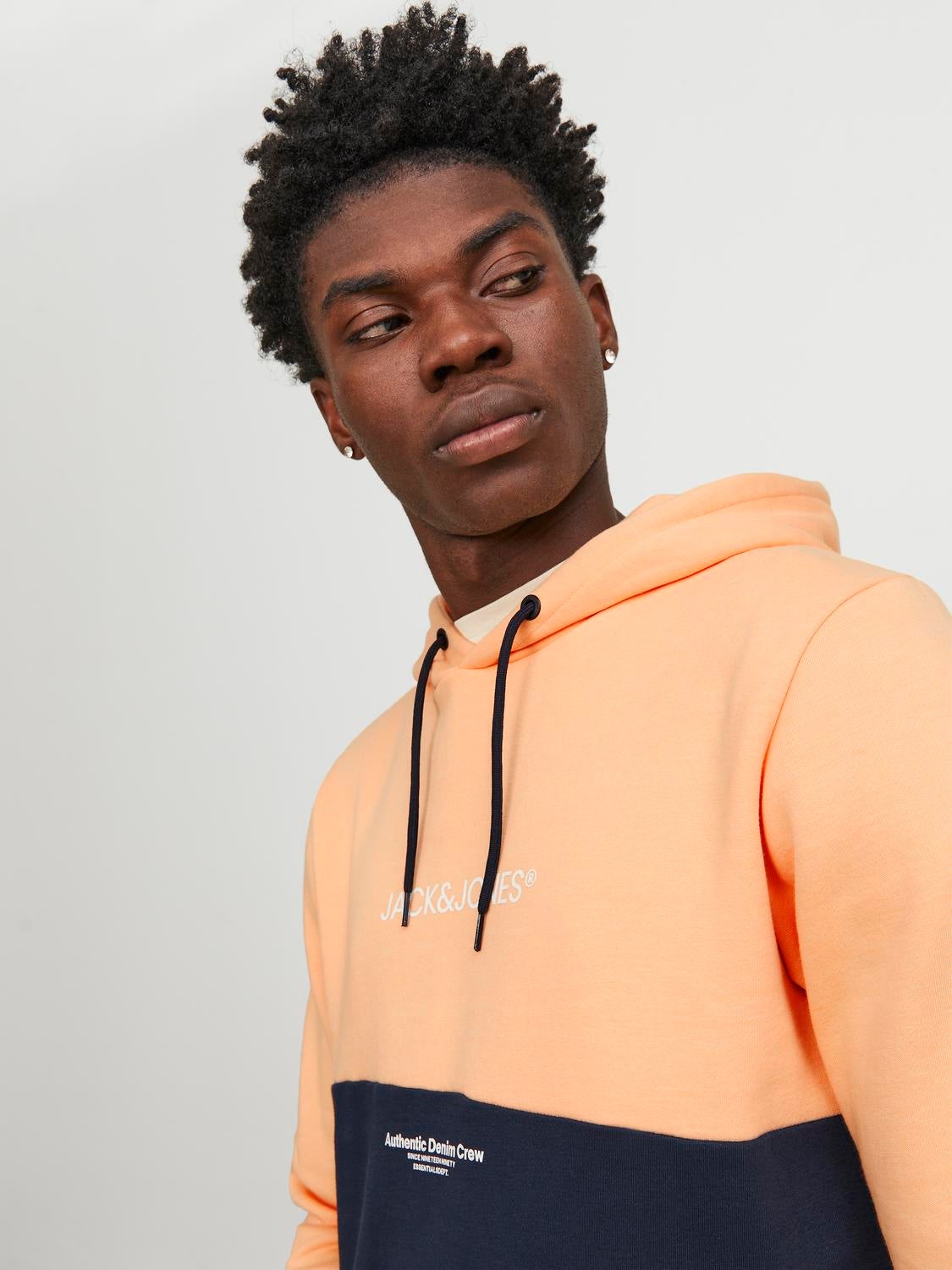 Jack and store jones hoodie orange