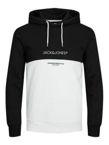Jack & Jones Logo Hoodie -Black - 12250702