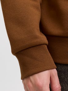 Jack & Jones Plain Half zip Sweatshirt -Monks Robe - 12250747