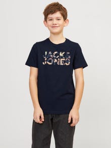 Jack & Jones Bedrukt T-shirt Voor jongens -Navy Blazer - 12250800