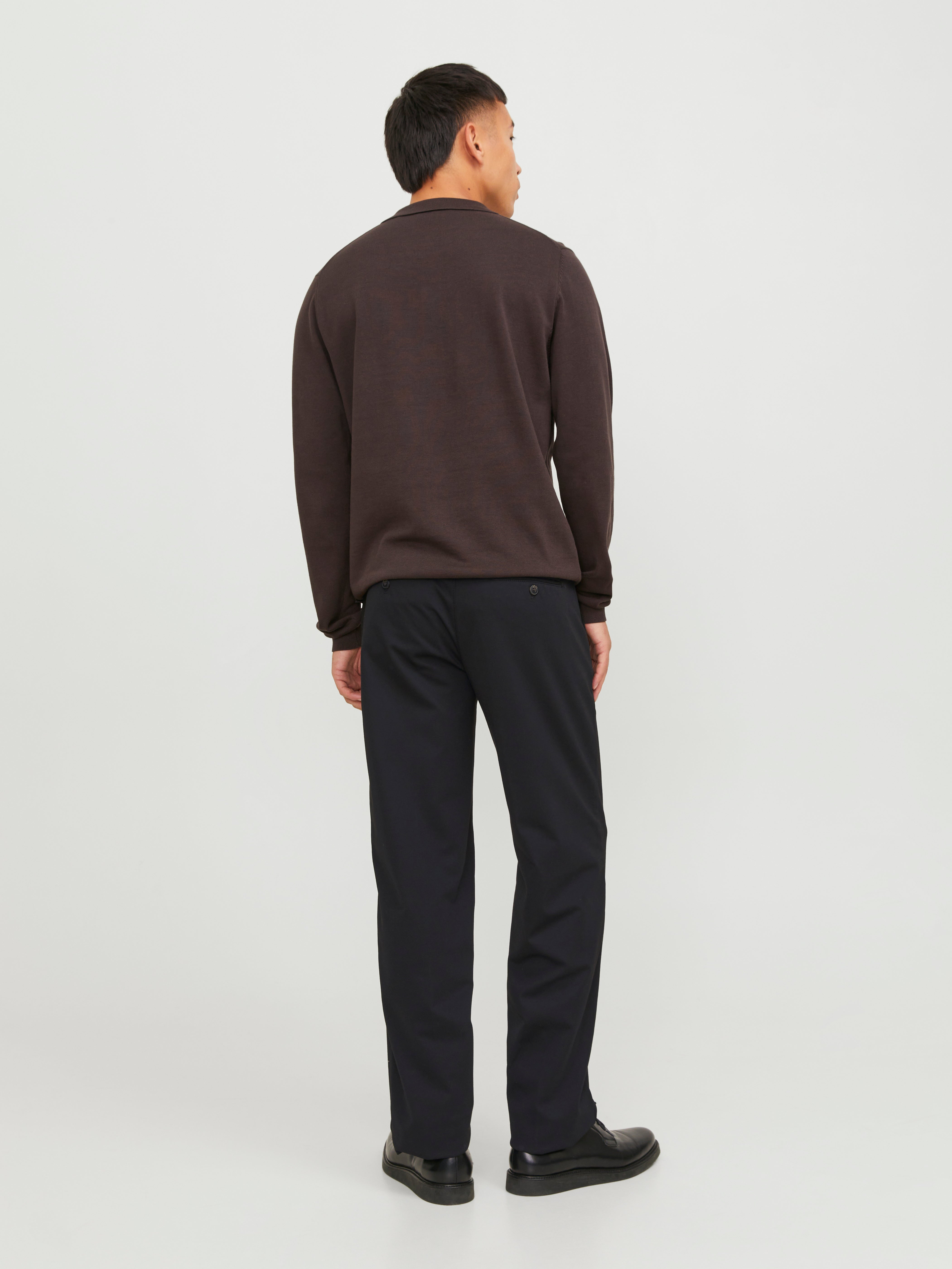 JACK & JONES Herren Chino Hose Loose Fit - Bequeme Baumwoll-Hose Für Jeden Tag