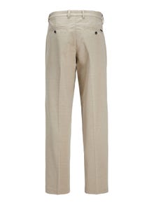 Jack & Jones Loose Fit Plátěné kalhoty Chino -Crockery - 12250818