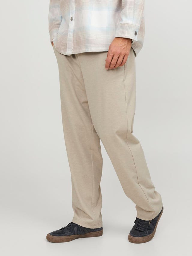 Jack & Jones Loose Fit Plátěné kalhoty Chino - 12250818