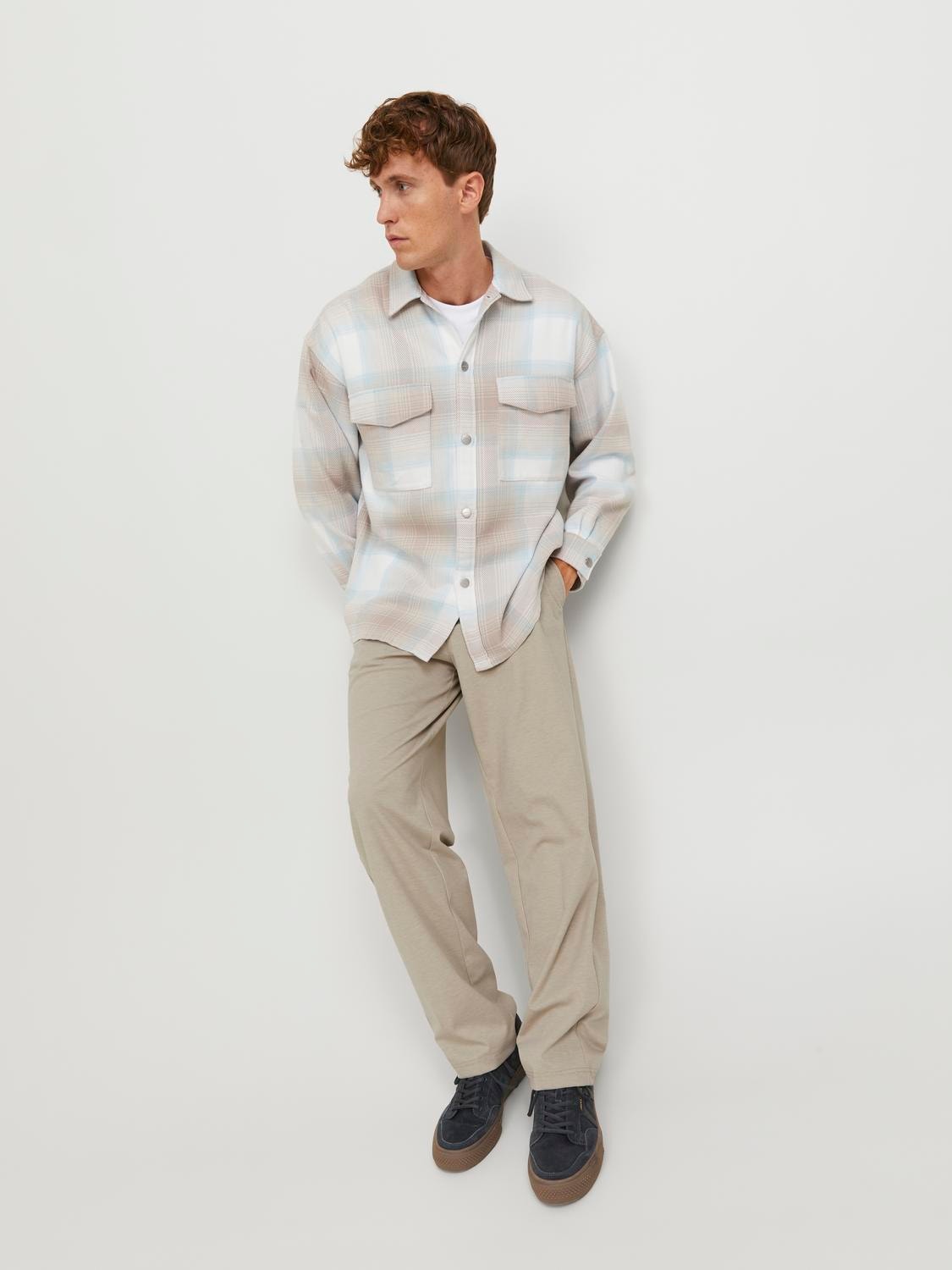 Jack & Jones Loose Fit Chino-housut -Crockery - 12250818