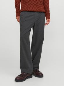 Jack & Jones Loose Fit Spodnie chino -Dark Grey Melange - 12250818