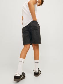 Jack & Jones Baggy fit Shorts med baggy passform For gutter -Black Denim - 12250878